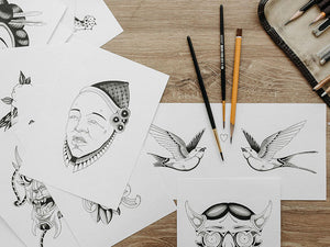 De la idea al diseño: cómo se crea un tatuaje temporal