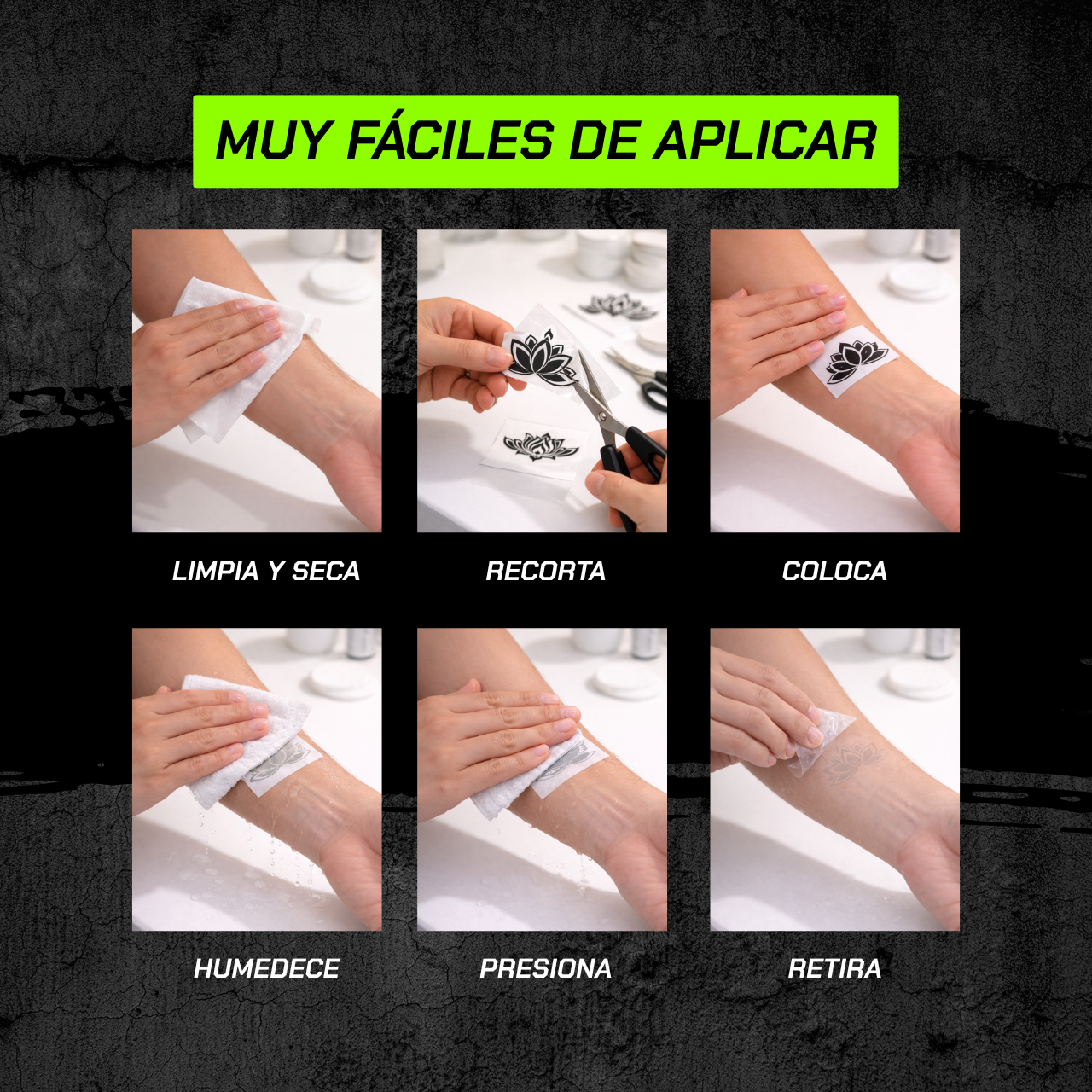 Tatuaje Luminoso Labios