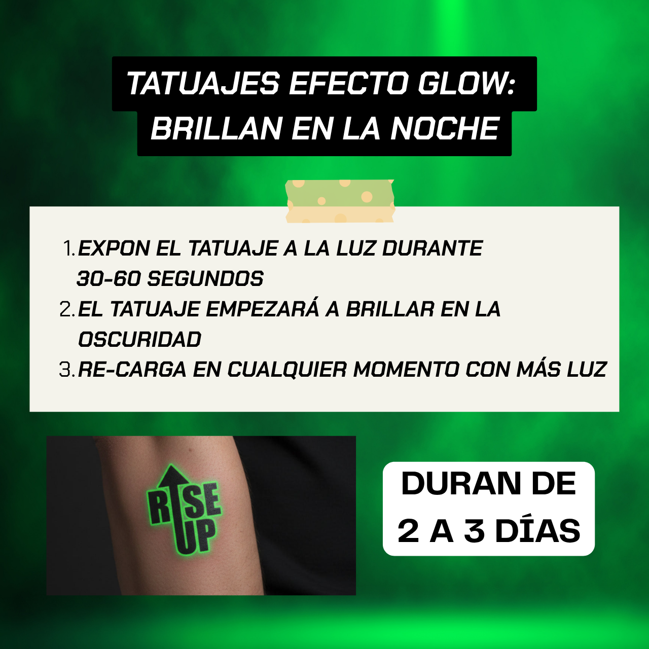 Tatuaje Luminoso Labios