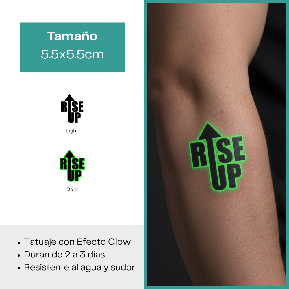 Tatuajes Temporales Luminosos Colección Streetwear & Viral | Duran 2–3 días