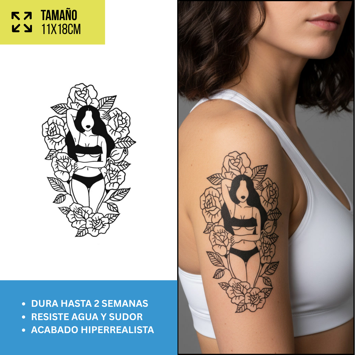 Tatuajes Temporales Streetwear & Pop | Duran Hasta 2 semanas
