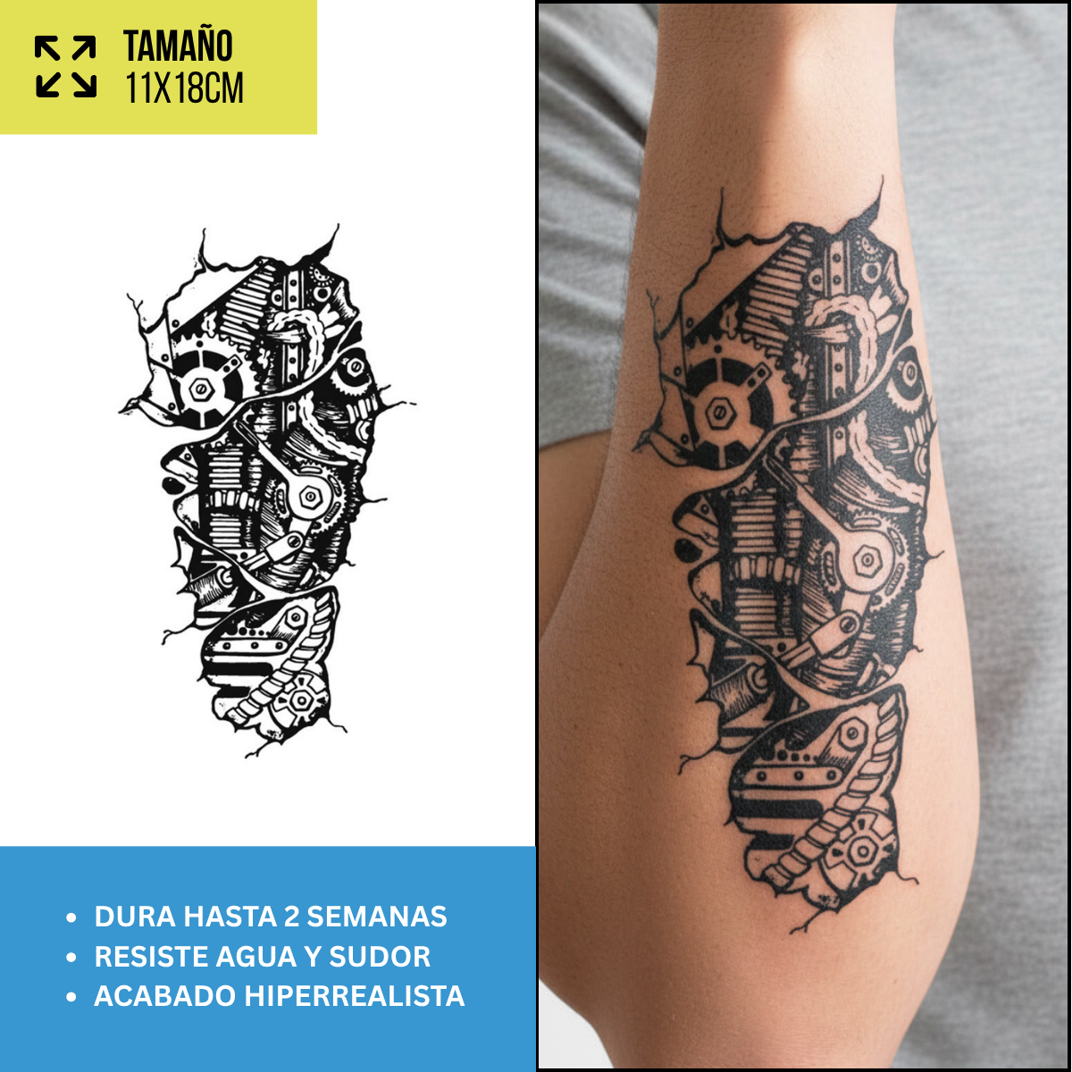 Tatuajes Temporales Streetwear & Pop | Duran Hasta 2 semanas