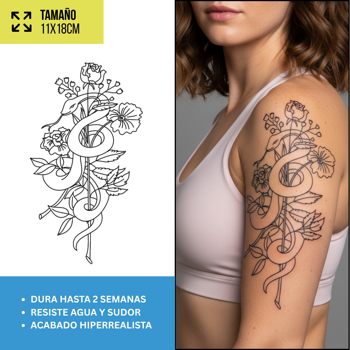 Tatuajes Temporales Mariposas & Delicados | Duran hasta 2 semanas