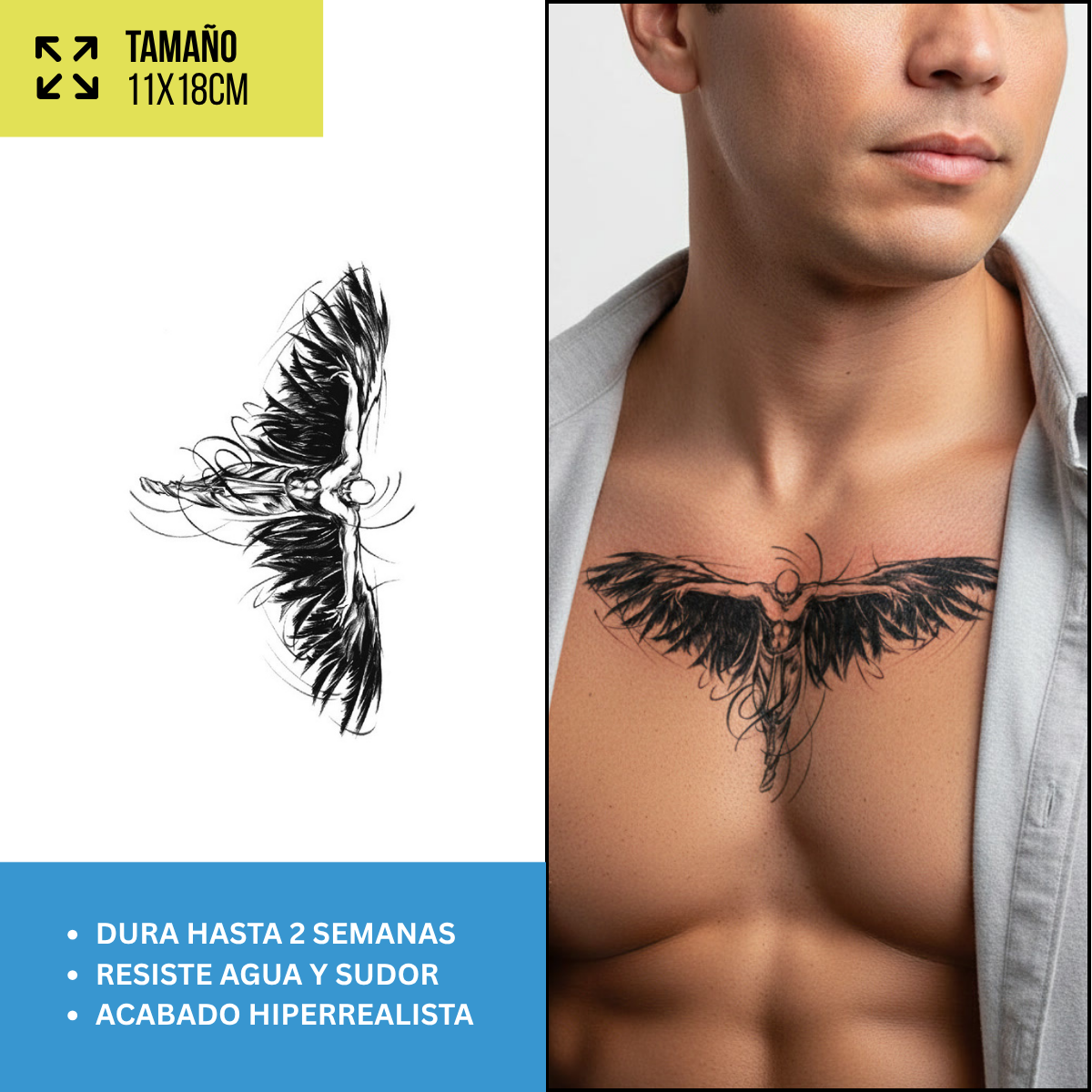 Tatuajes Temporales Náutico & Explorador | Duran Hasta 2 Semanas