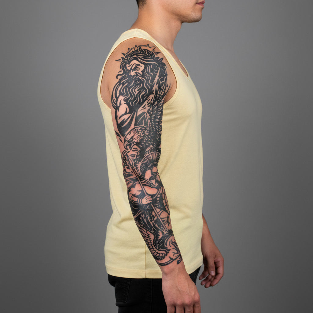 Manga Dios Guerrero y Espartano