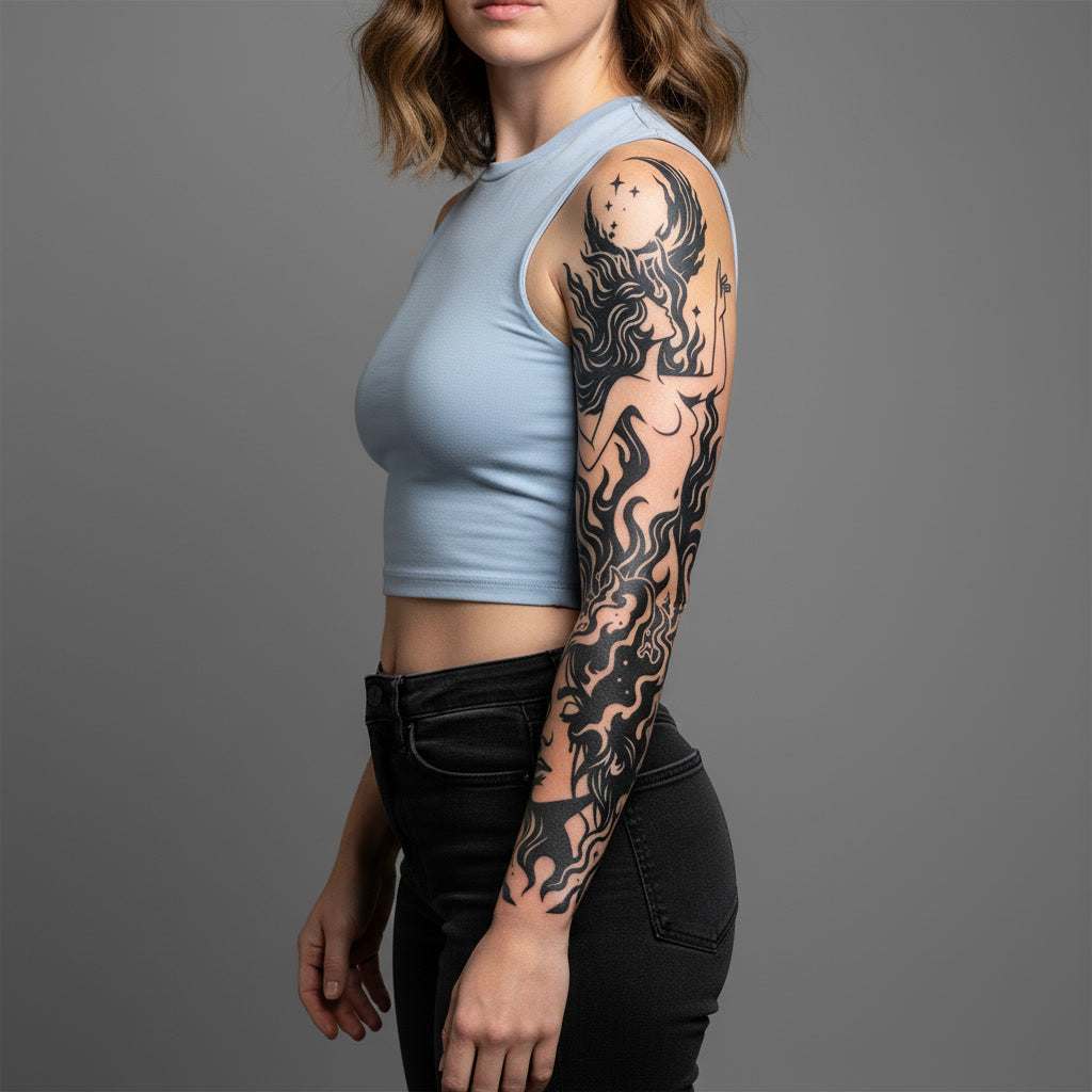 Manga Diosa Lunar Elemental