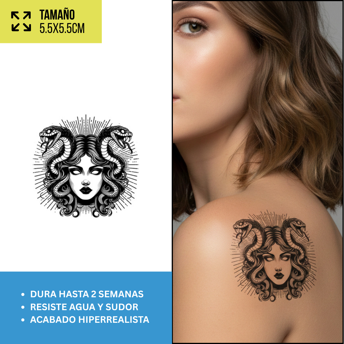 Tatuajes Temporales Colección Virales y Cultura Latina
