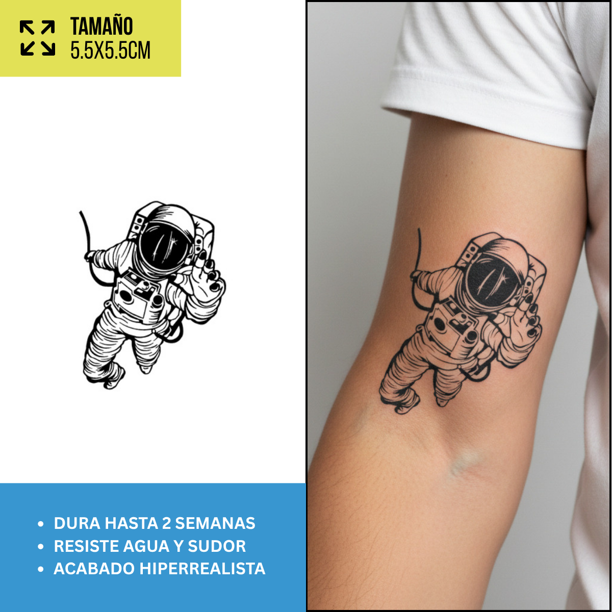 Tatuajes Temporales Colección Anime y Cultura Pop