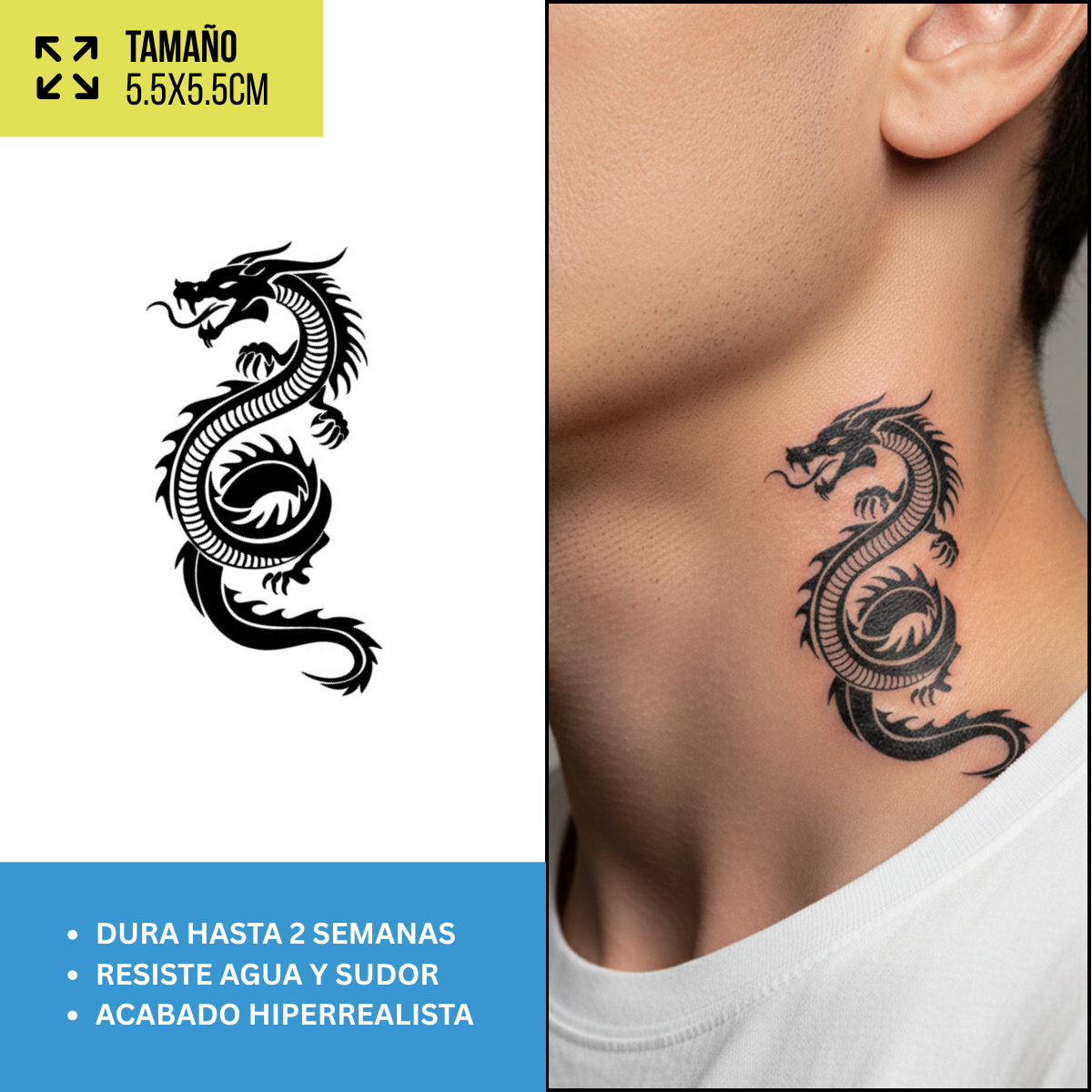 Tatuajes Temporales Colección Místicos y Espirituales