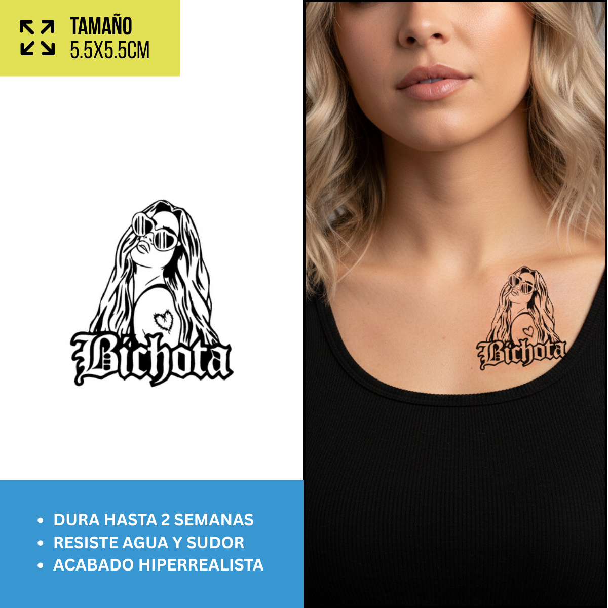 Tatuajes Temporales Colección Streetwear y Reggaetón