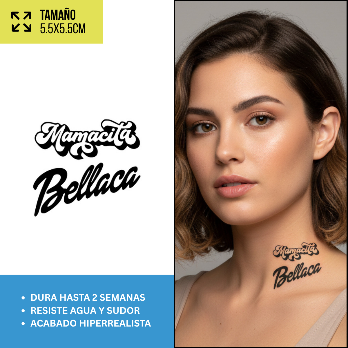 Tatuajes Temporales Colección Streetwear y Reggaetón