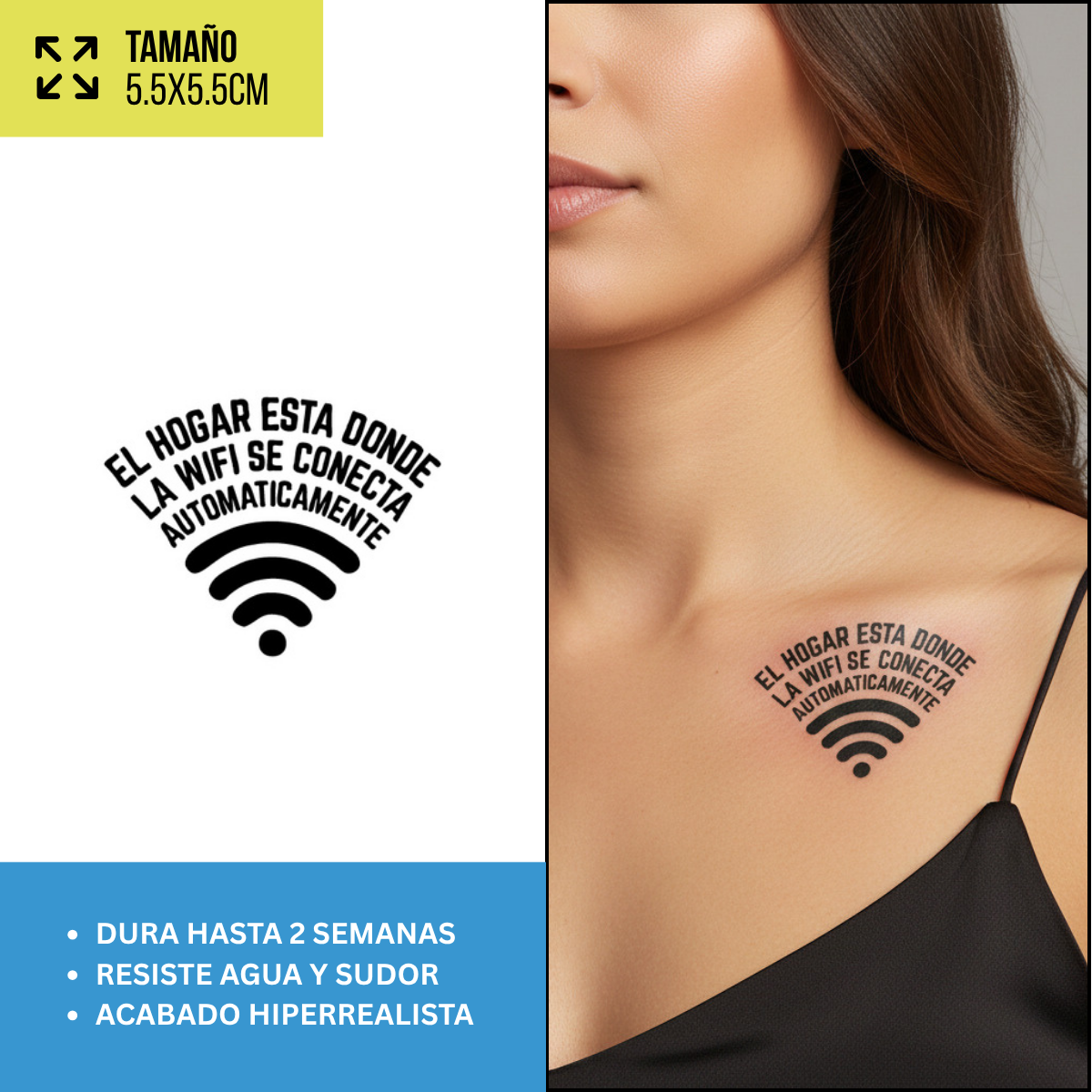 Tatuajes Temporales Colección Virales y Cultura Latina