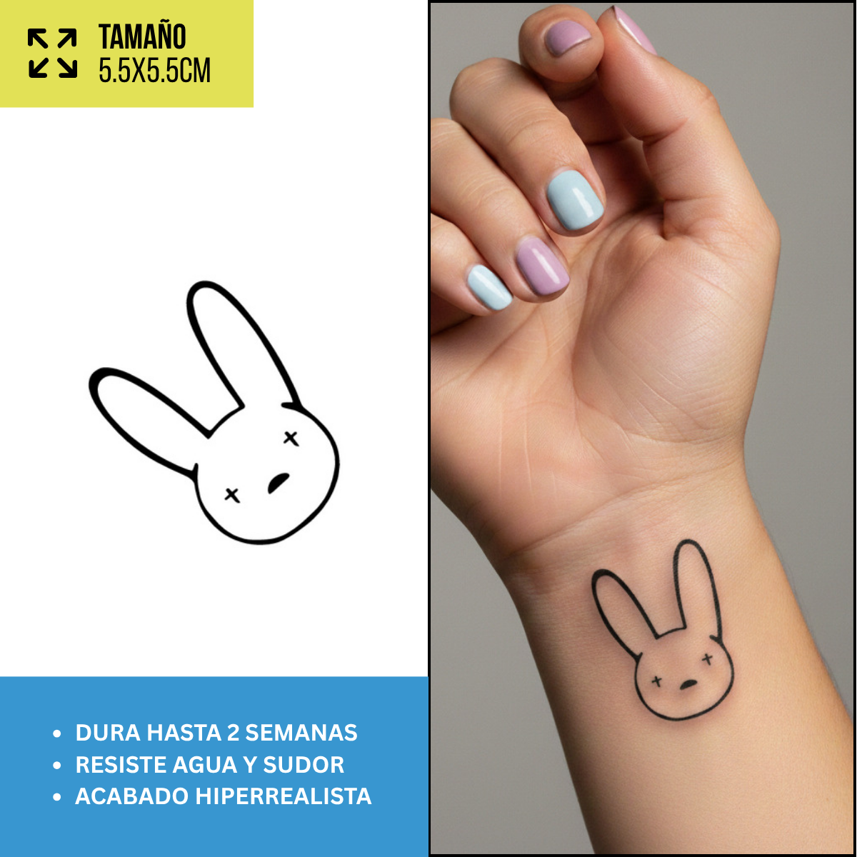 Tatuajes Temporales Colección Streetwear y Reggaetón