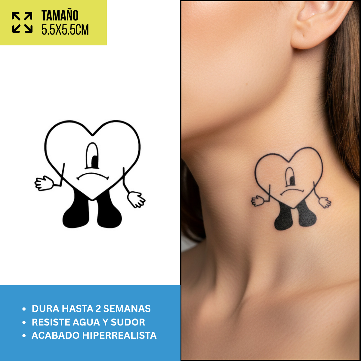 Tatuajes Temporales Colección Streetwear y Reggaetón