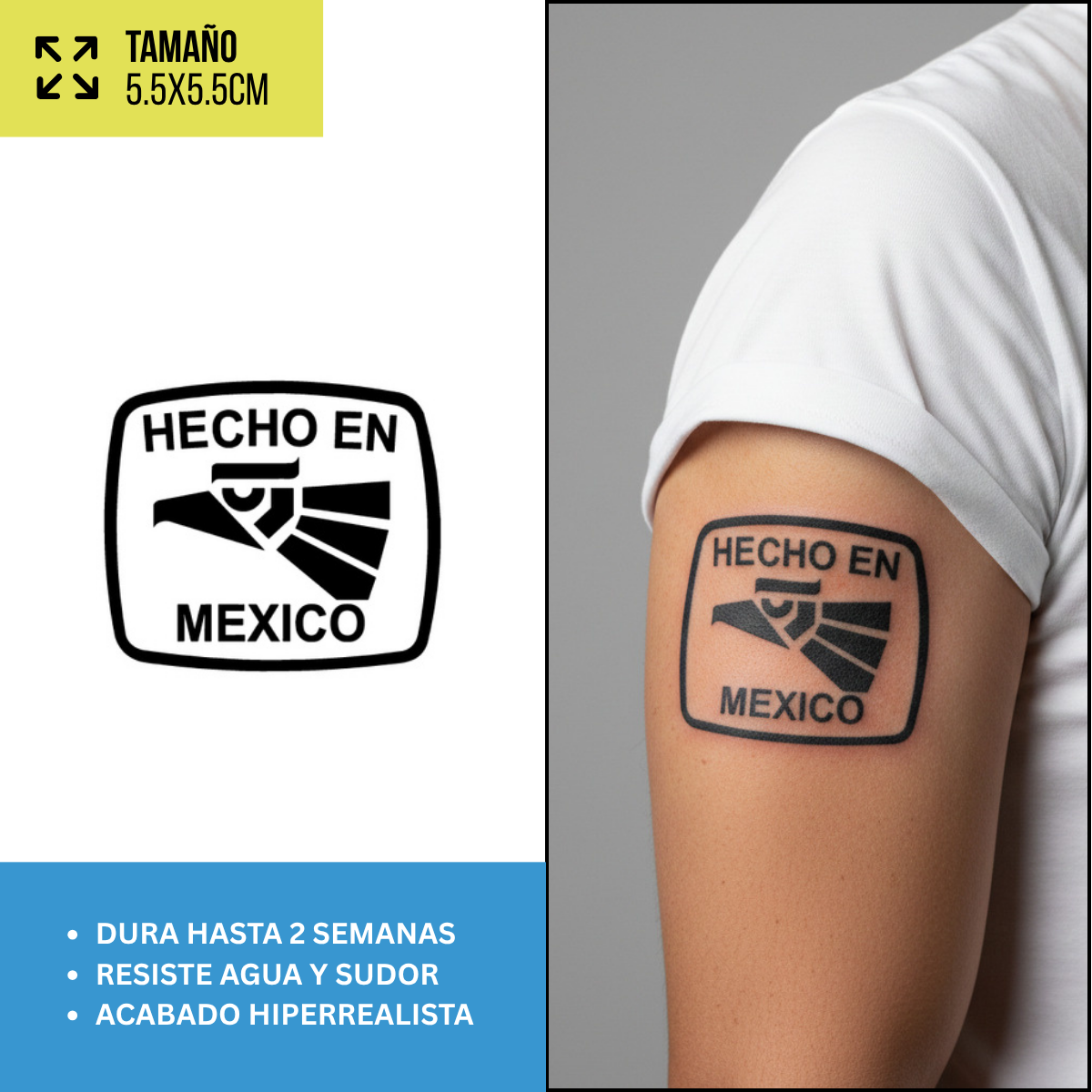 Tatuajes Temporales Colección Virales y Cultura Latina