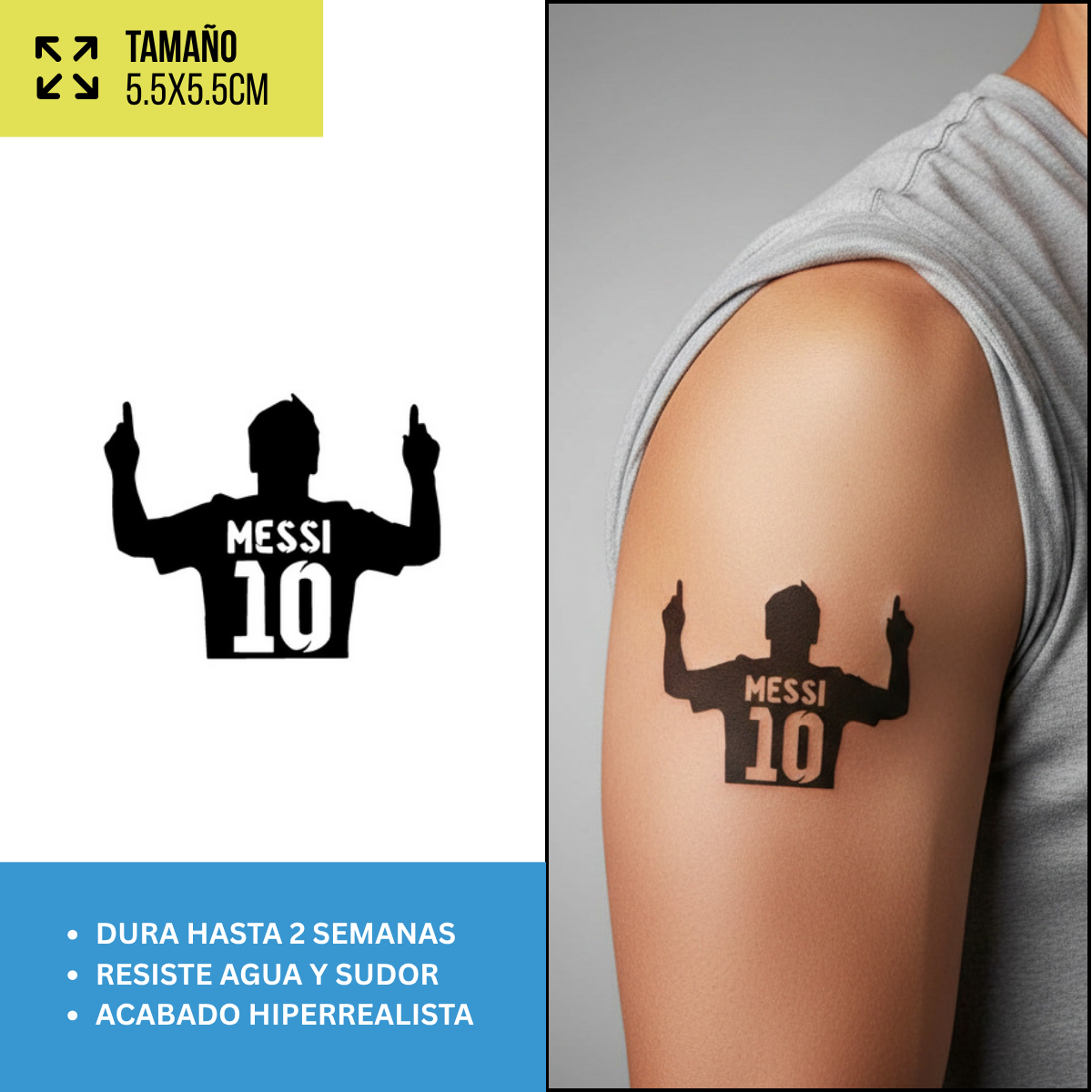 Tatuajes Temporales Colección Anime y Cultura Pop