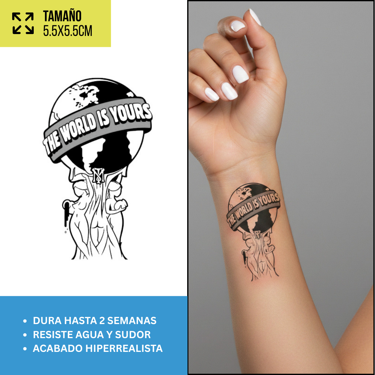 Tatuajes Temporales Colección Streetwear y Reggaetón
