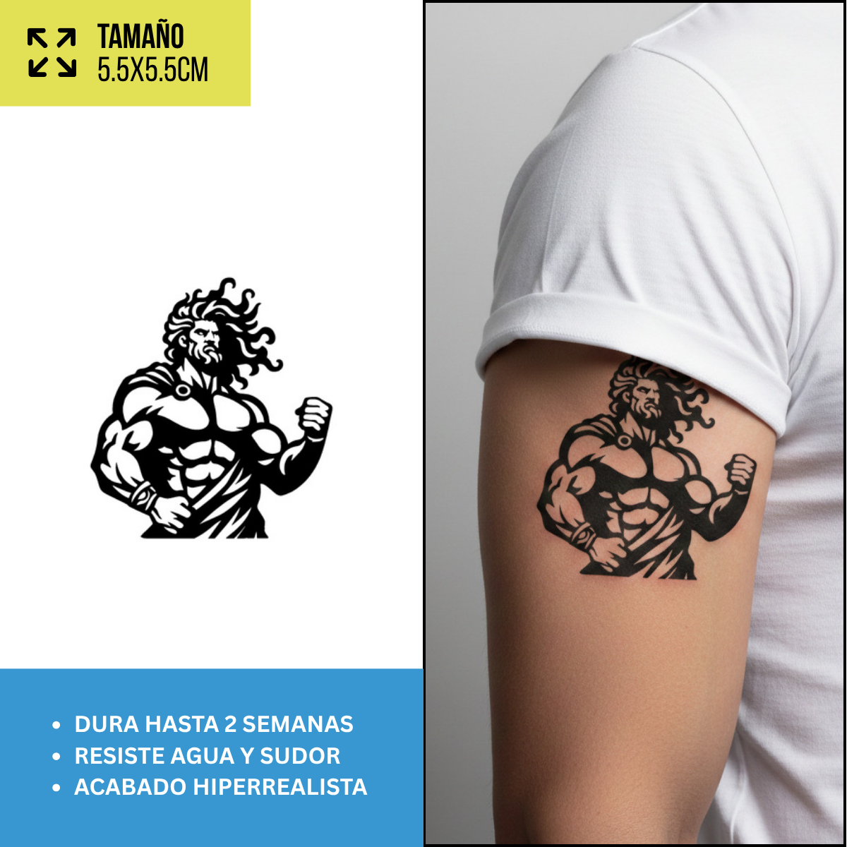 Tatuajes Temporales Colección Anime y Cultura Pop