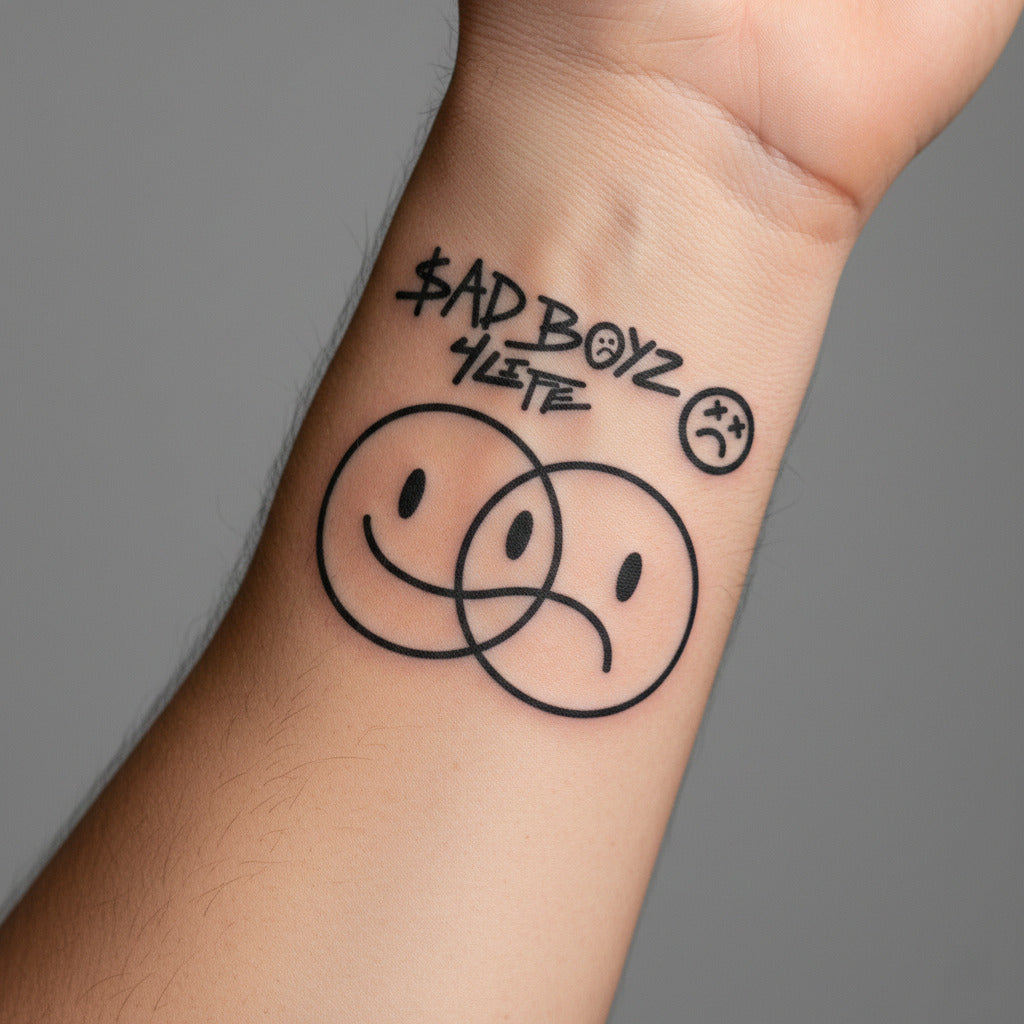 Tatuaje temporal Sadboyz 4 Life