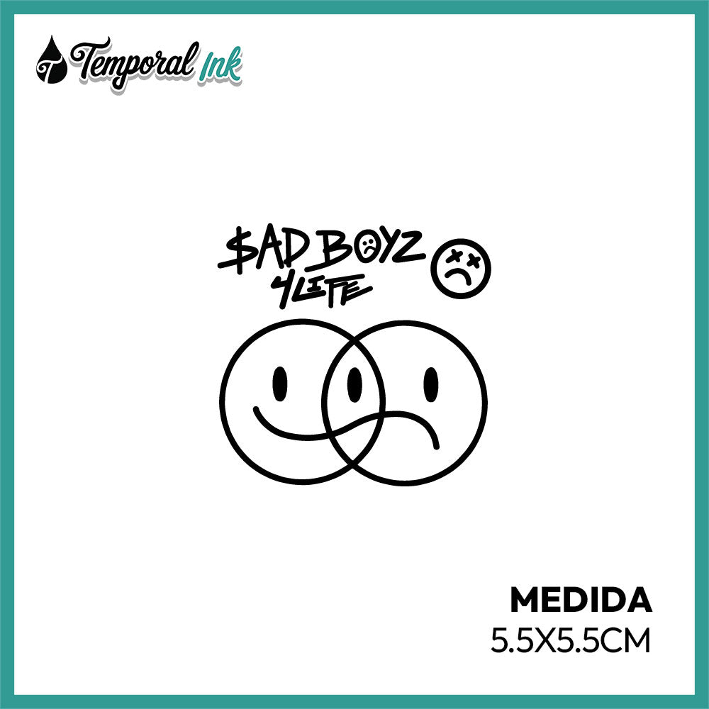 Tatuaje temporal Sadboyz 4 Life