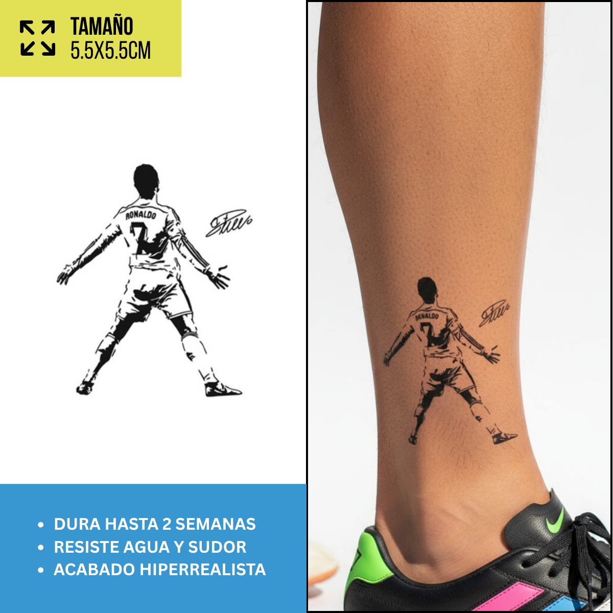 Tatuajes Temporales Pop y Lifestyle | Hombre y Mujer