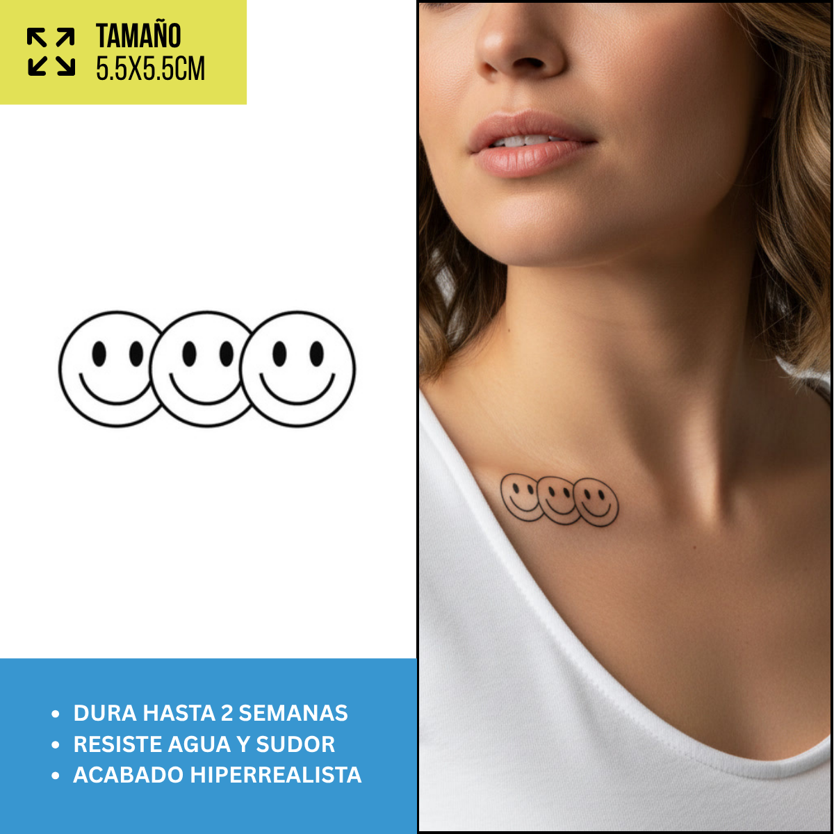 Tatuajes Temporales Pop y Lifestyle | Hombre y Mujer