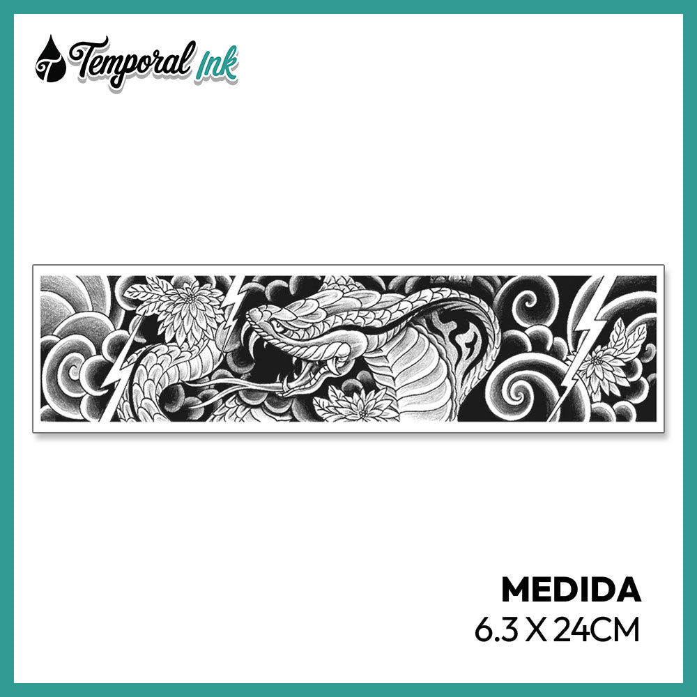 Tatuaje Serpiente Eléctrica