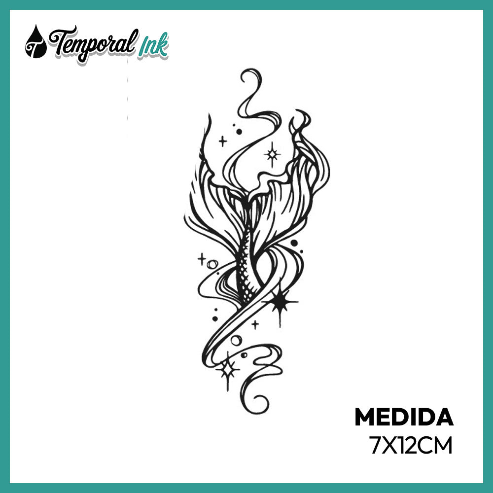 Tatuaje Cola de Sirena