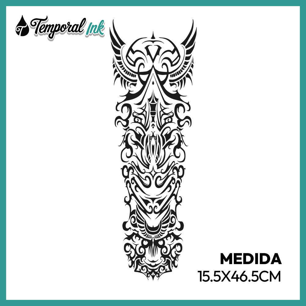 Manga tribal simétrica