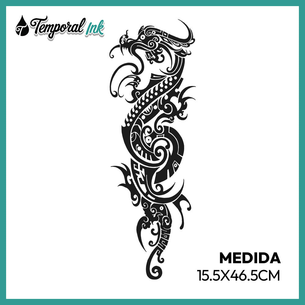 Manga dragón tribal