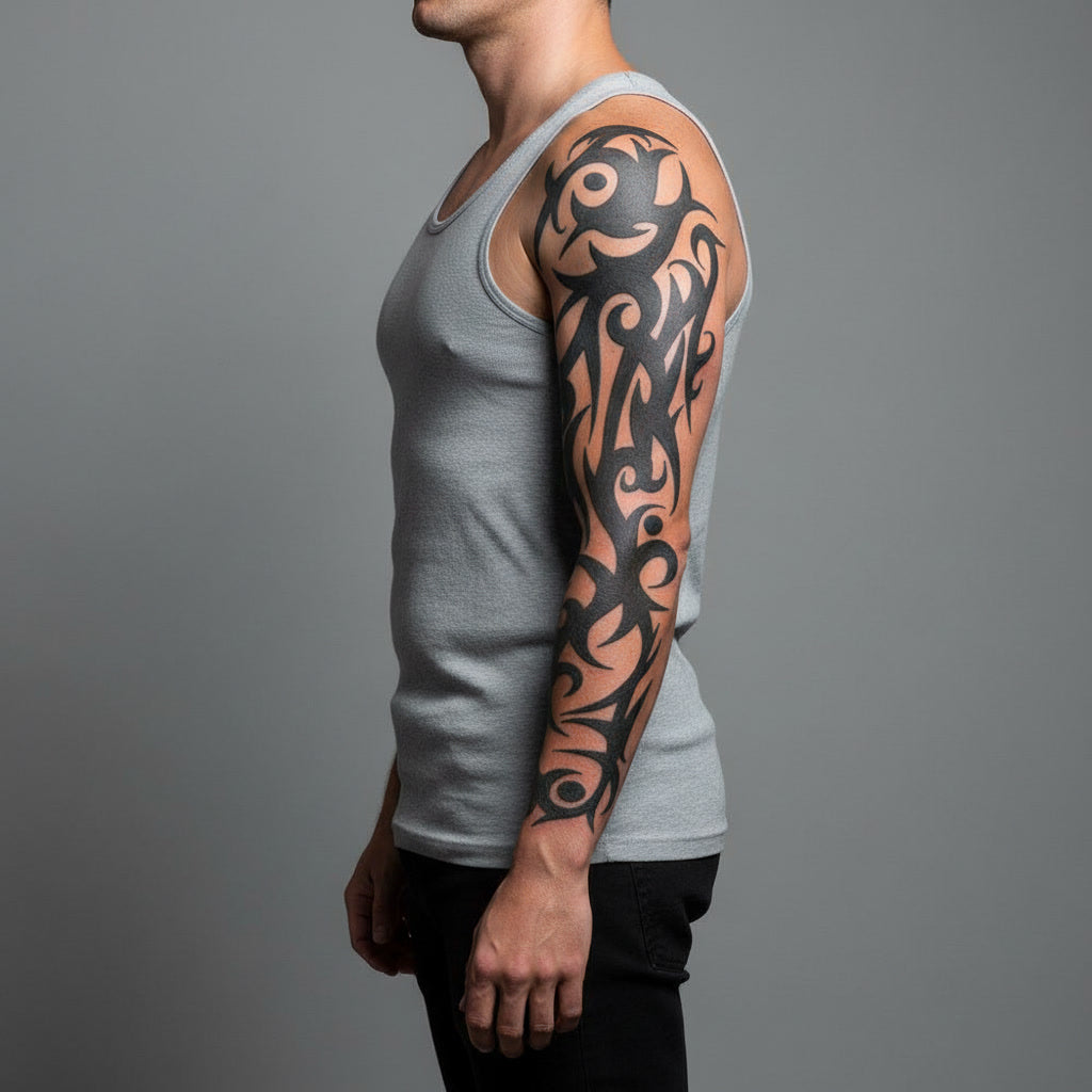 Manga tribal abstracta