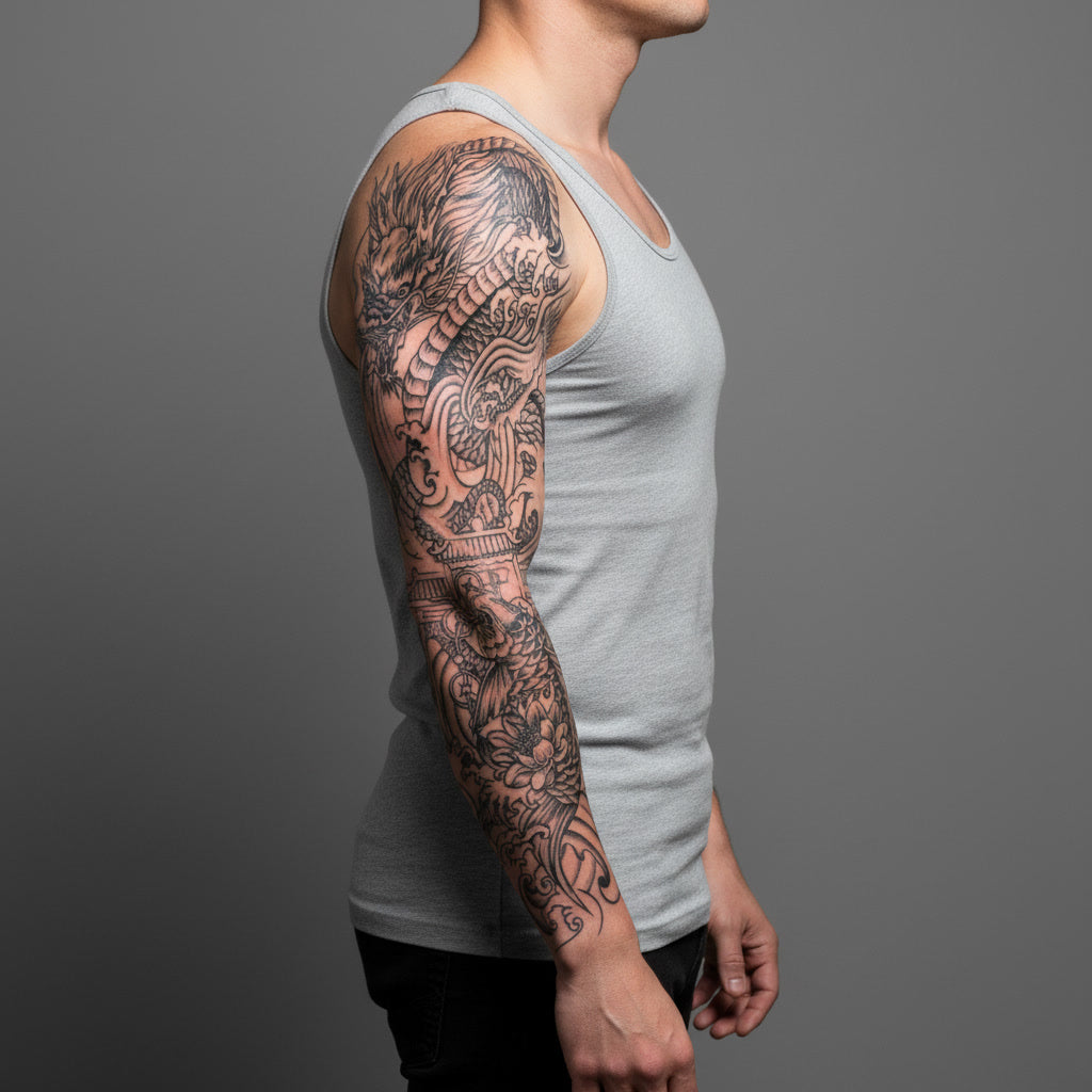 Manga dragón y carpa