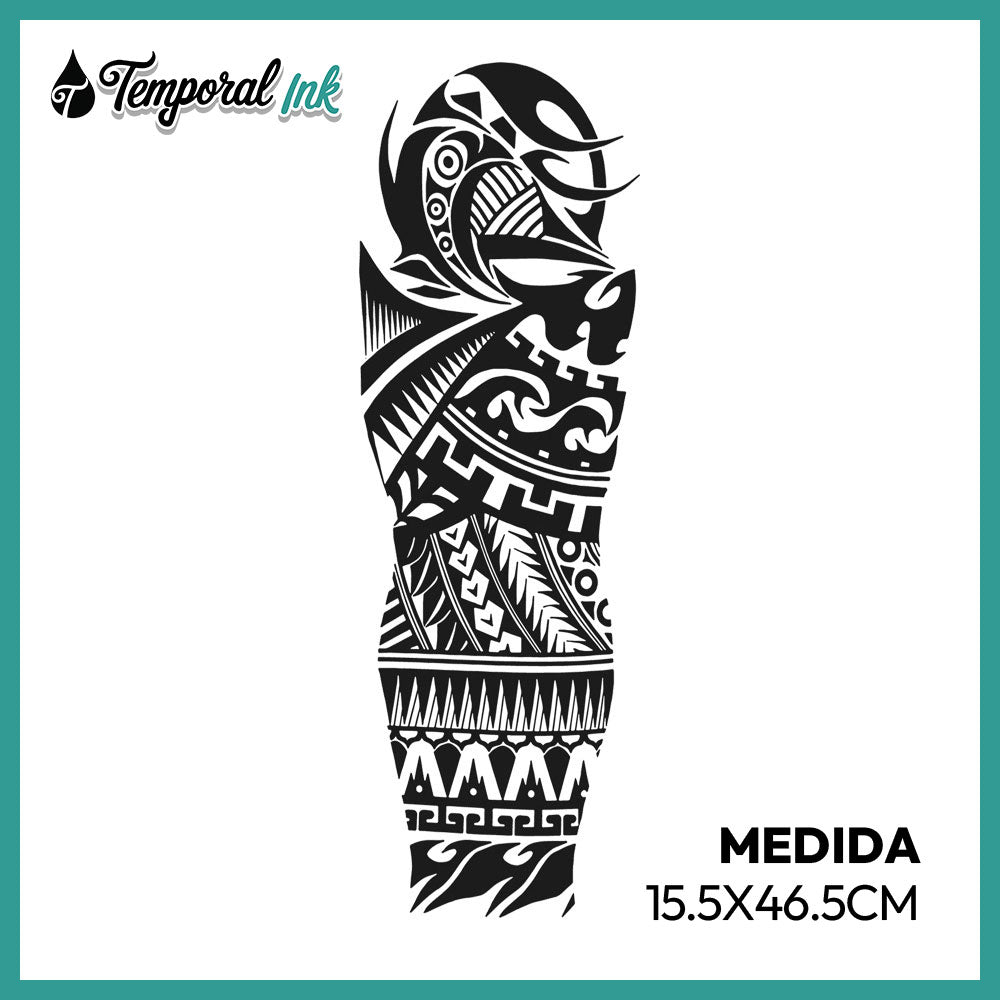 Manga tribal geométrica