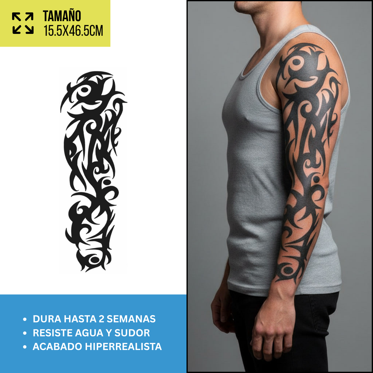 Manga tribal abstracta