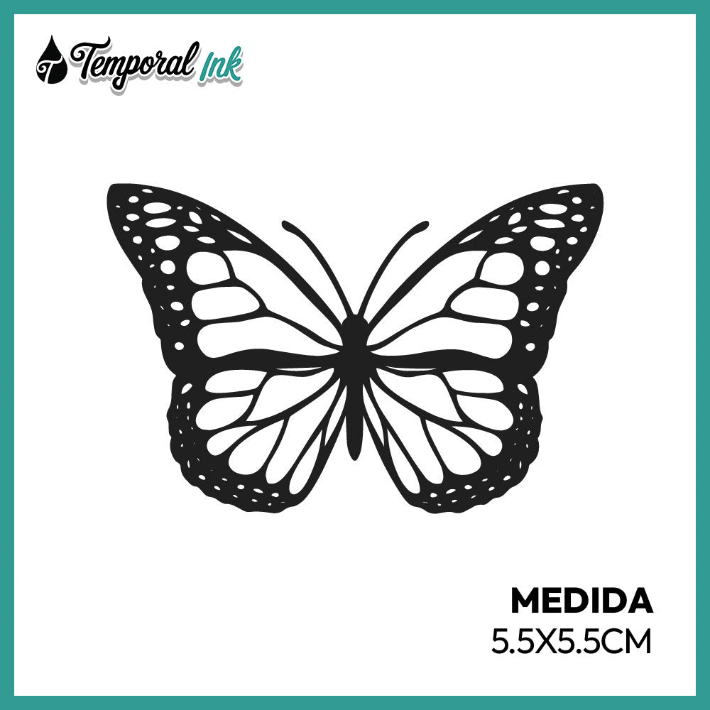 Tatuaje Mariposa Simétrica