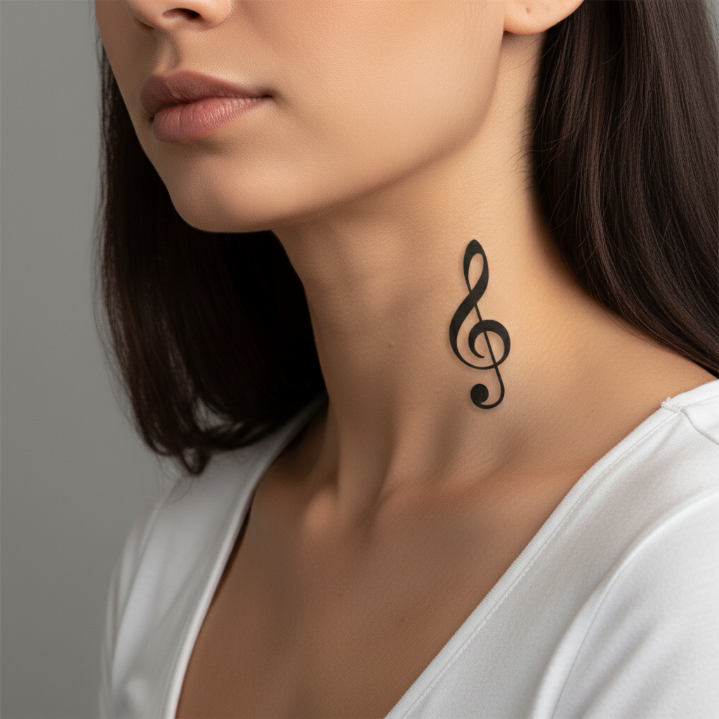 Tatuaje Clave de Sol