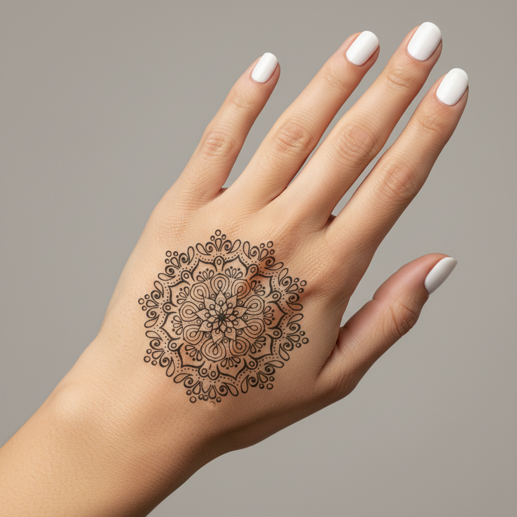 Tatuaje Mandala Ornamental