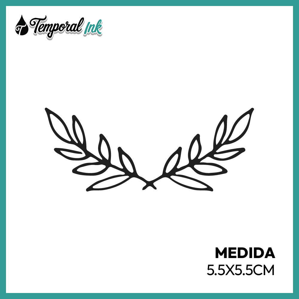 Tatuaje Corona de Hojas