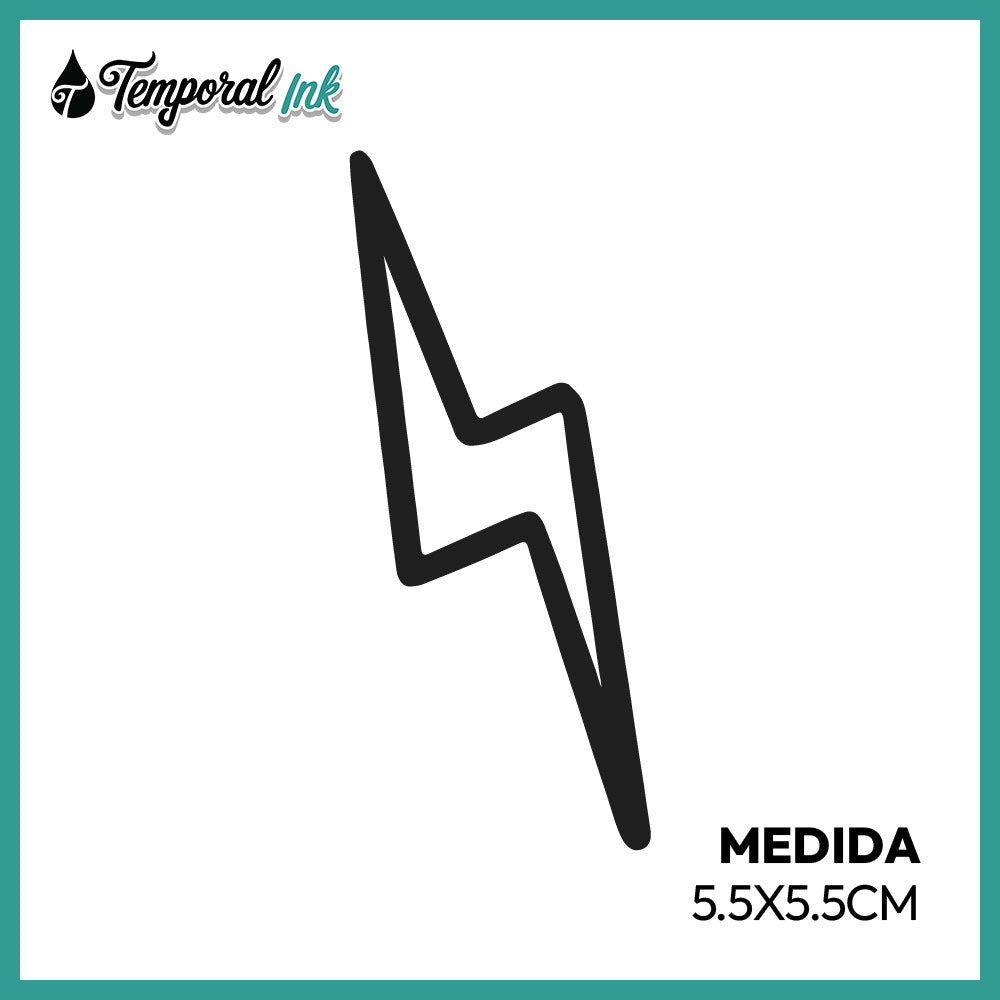 Tatuaje Rayo Minimal