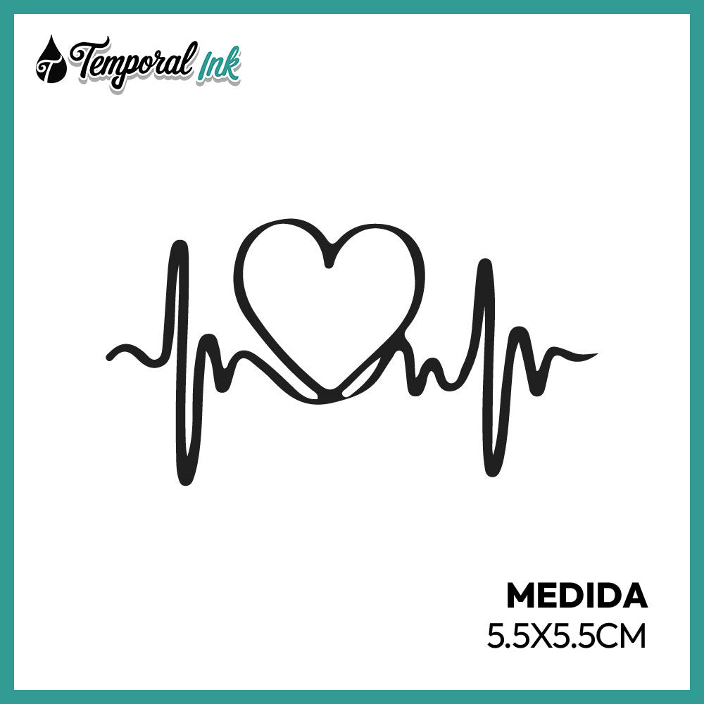 Tatuaje Latido del Corazón