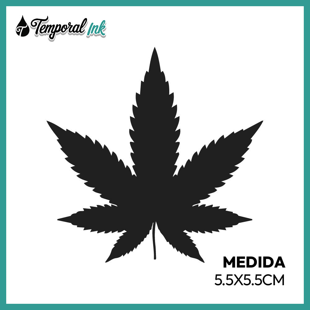 Tatuaje Hoja Cannábica