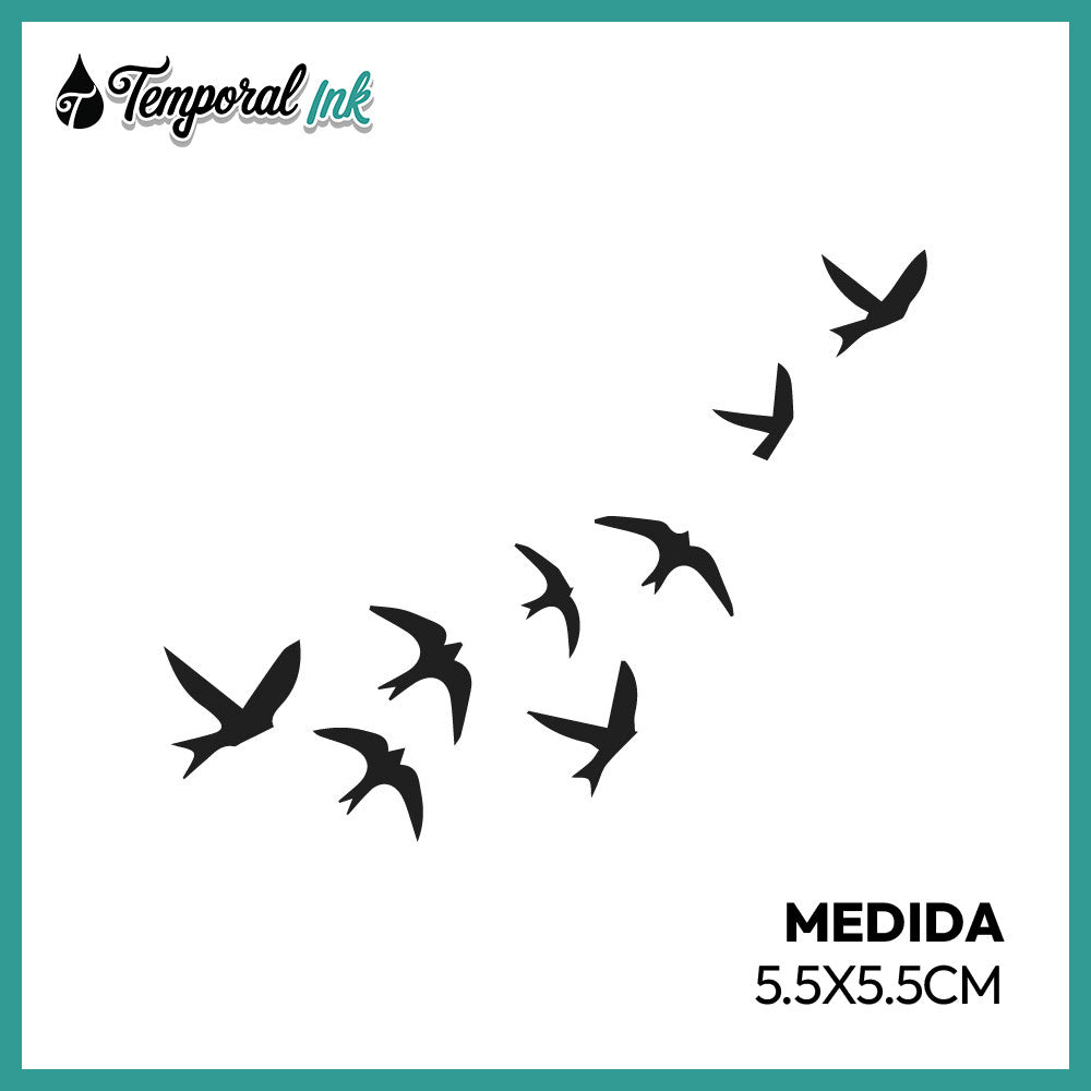 Tatuaje Aves en Vuelo