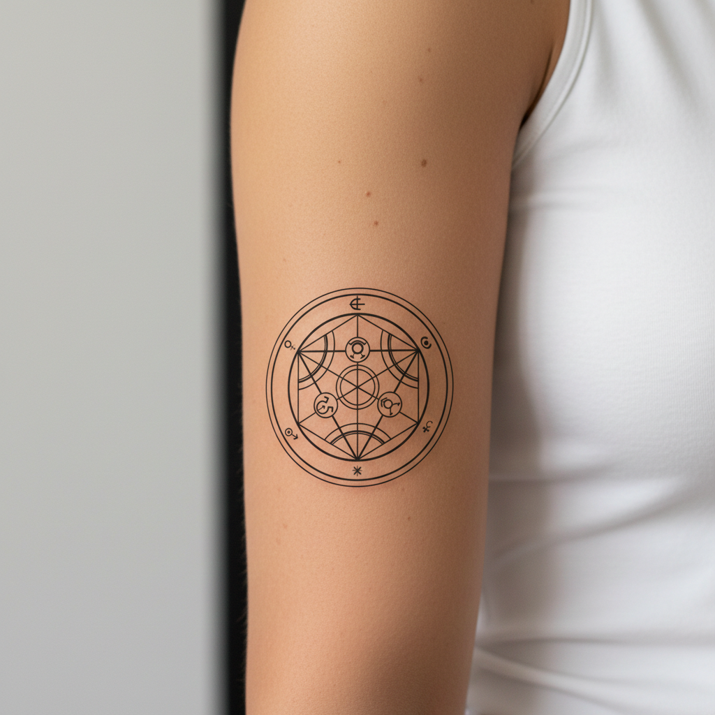 Tatuaje Símbolo Alquímico