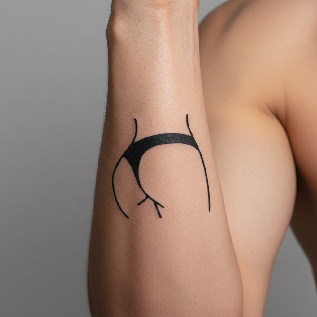 Tatuaje Silueta Orgánica