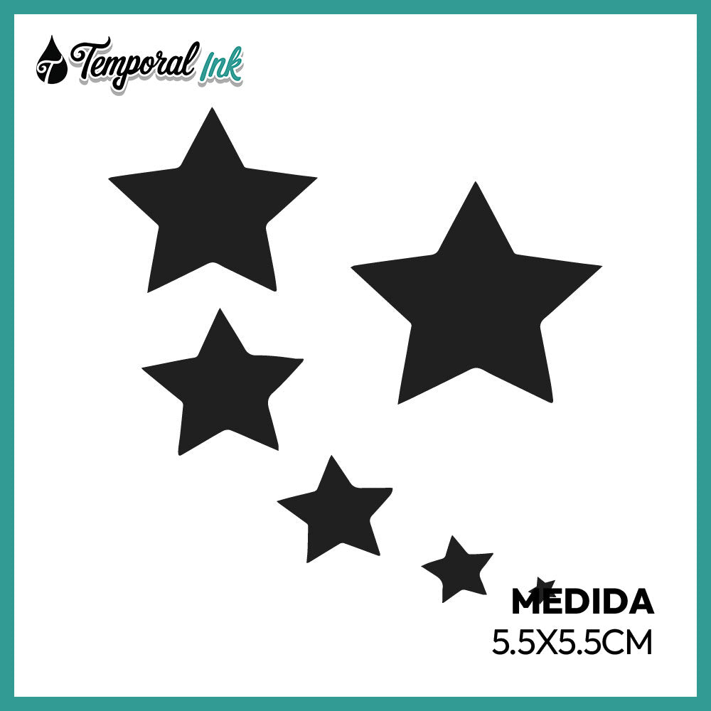 Tatuaje Grupo de Estrellas