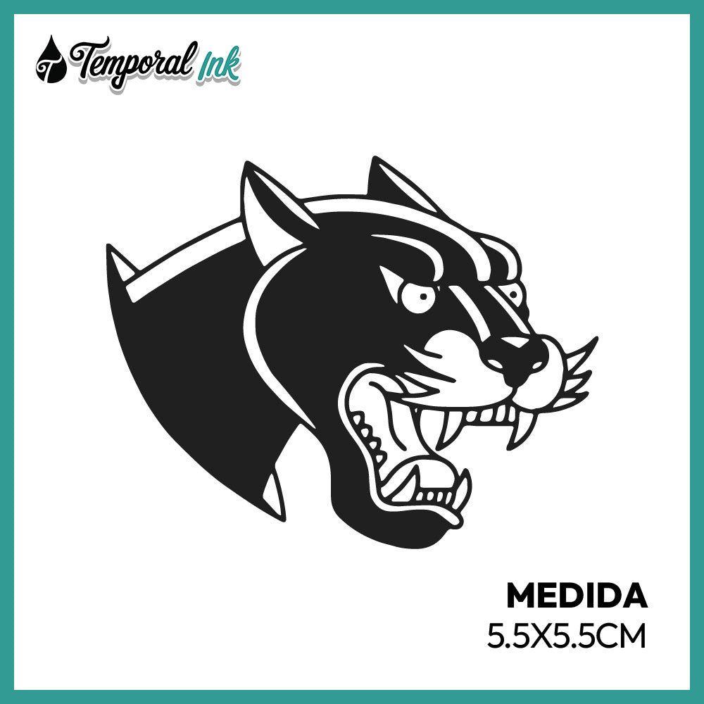 Tatuaje Pantera Rugiente