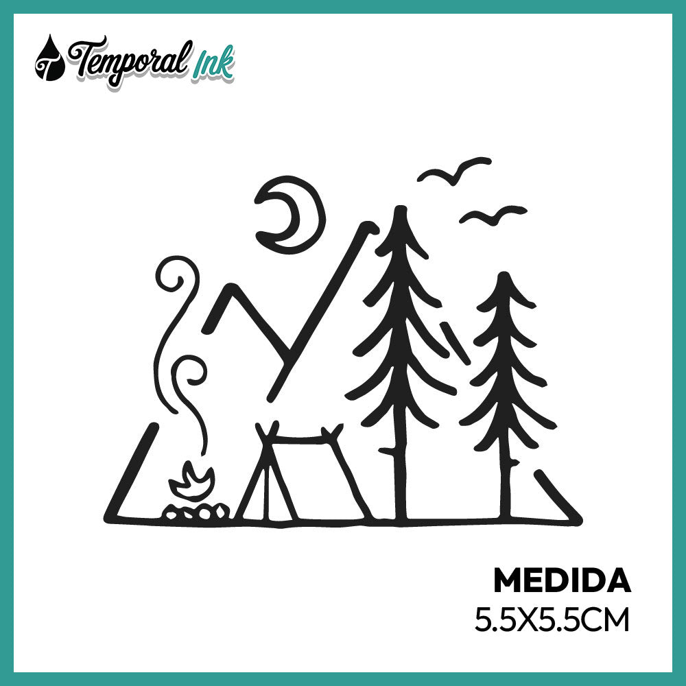 Tatuaje Campamento Nocturno