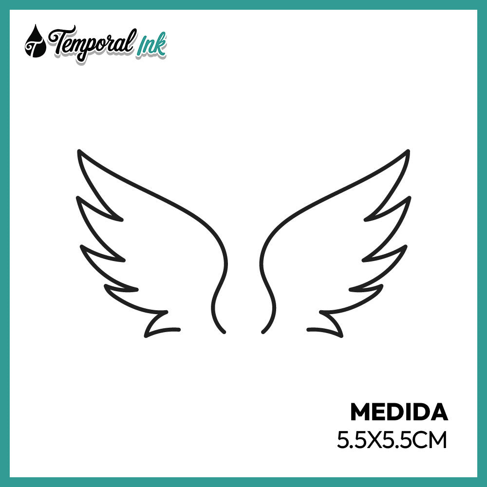 Tatuaje Alas Minimal