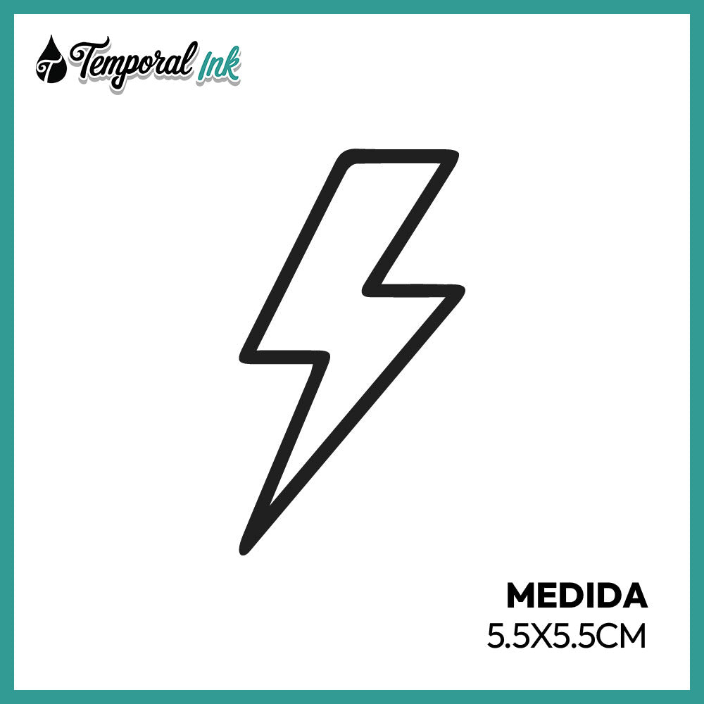 Tatuaje Rayo Minimal