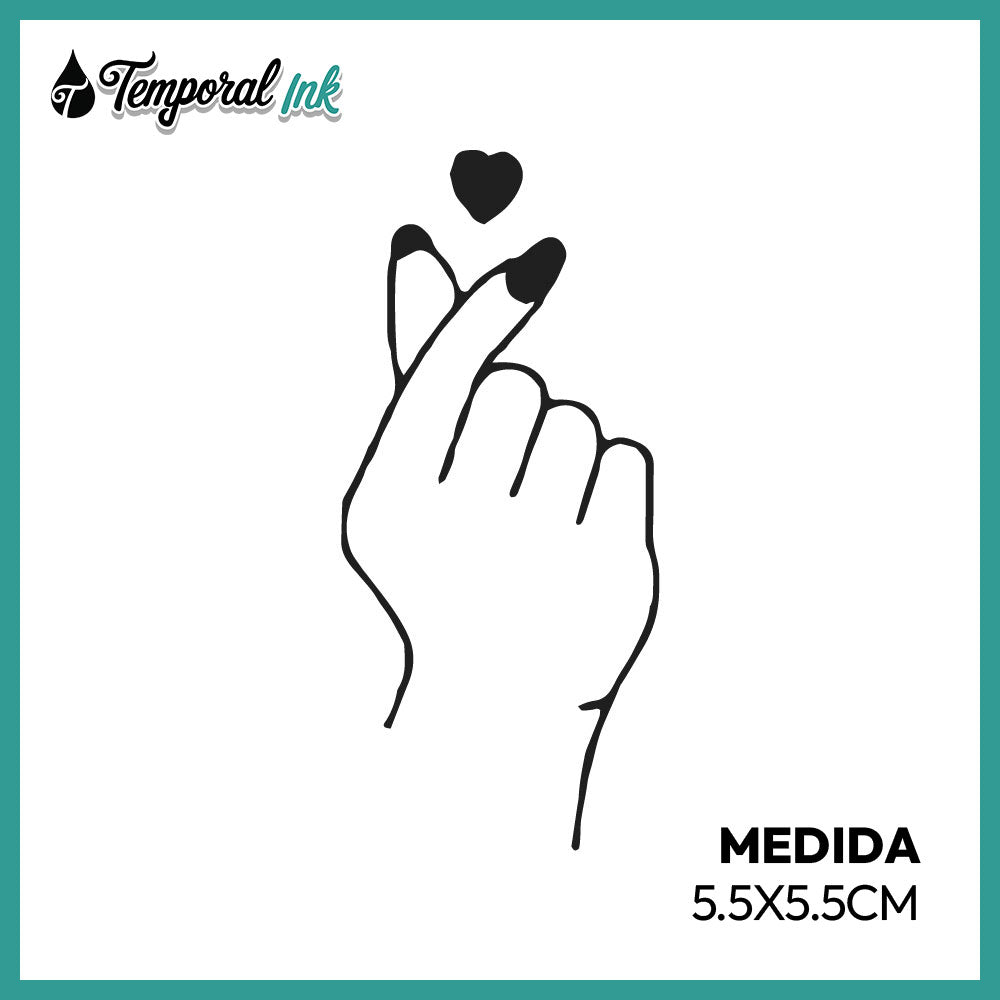 Tatuaje Mano y Corazón